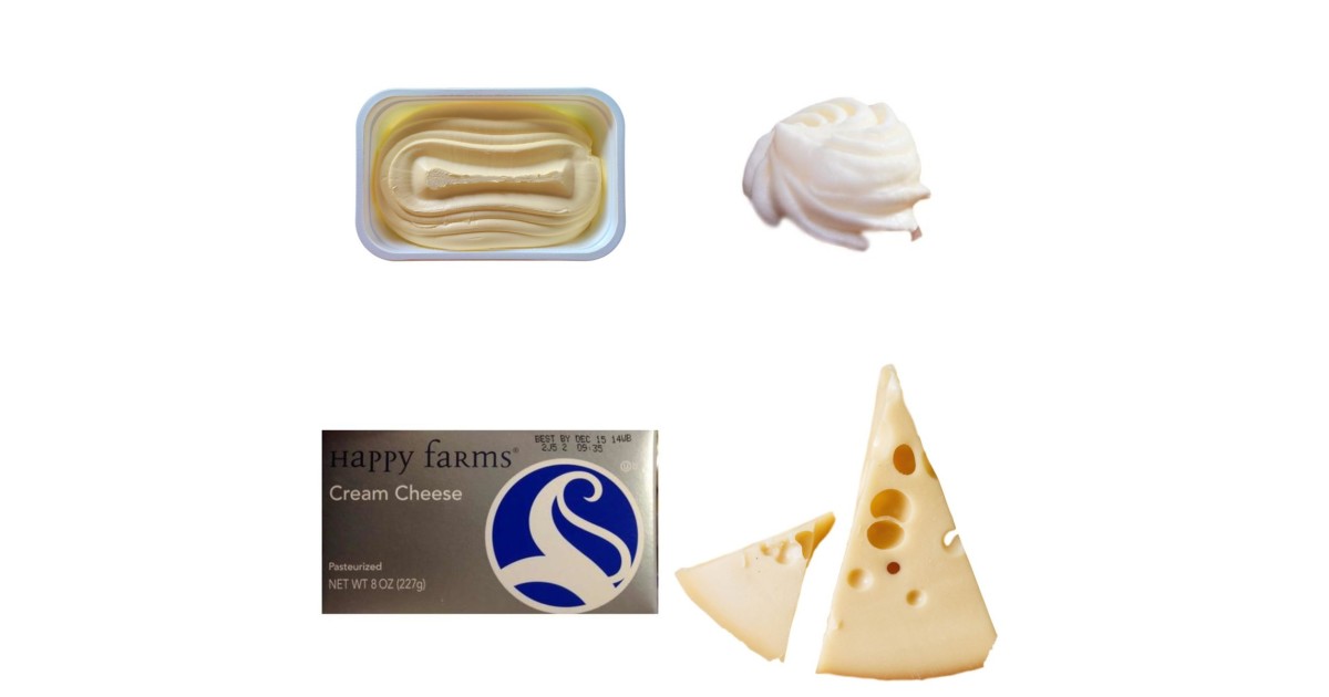 Which dairy products have the most saturated fat?