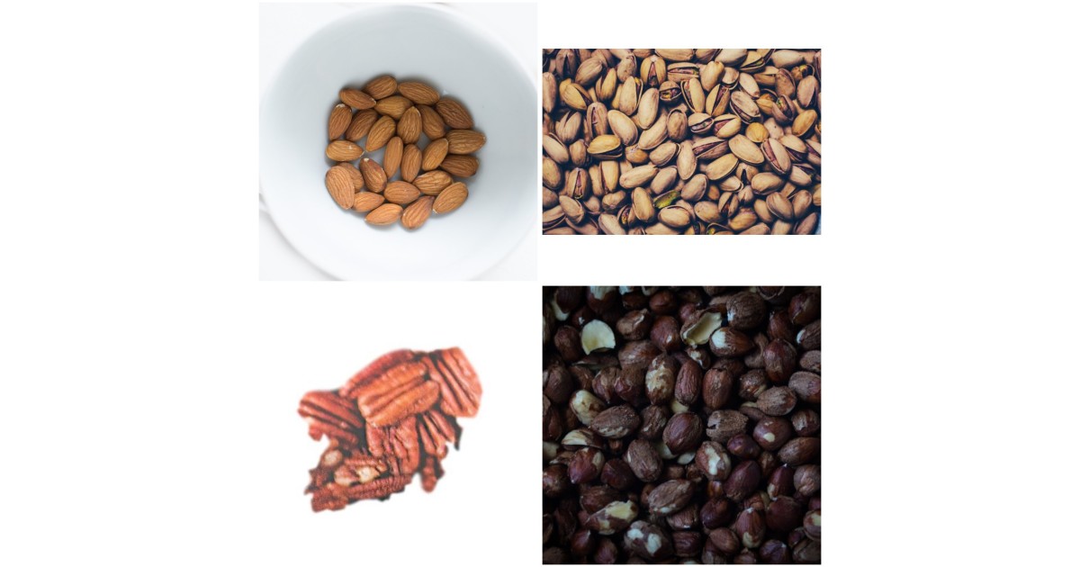 Which nuts are high in fiber?